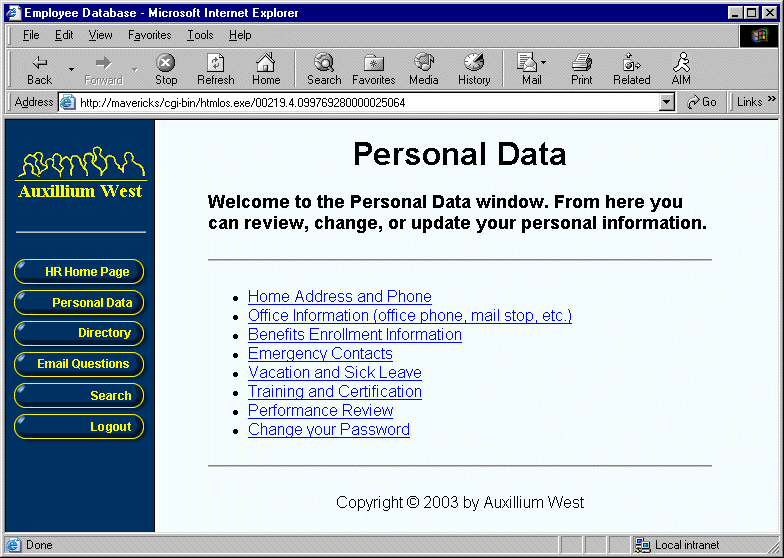 Sample Screen